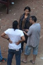 Vidya Balan on location of her new movie in Kolkata on 25th Nov 2015